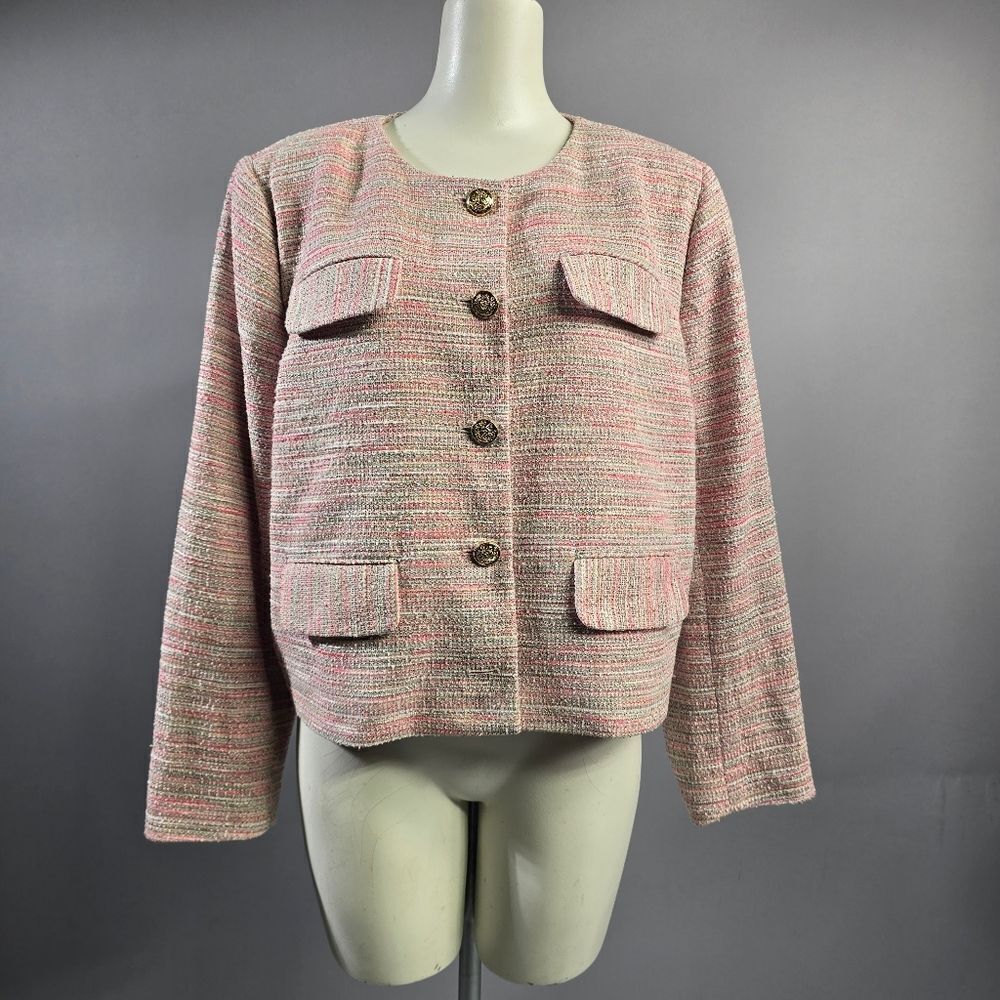 Preston & York Pink Tweed Blazer R10